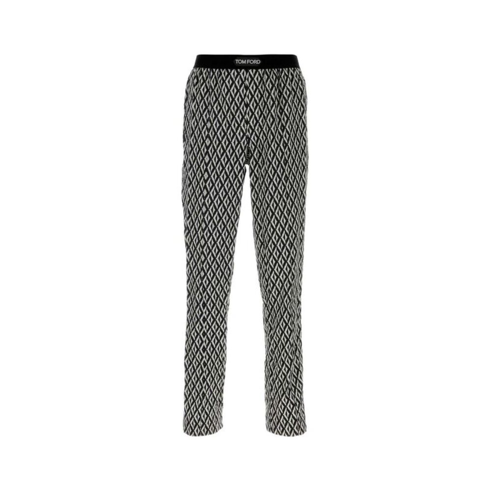 Tom Ford Men Printed Stretch Satin Pyjama Pant